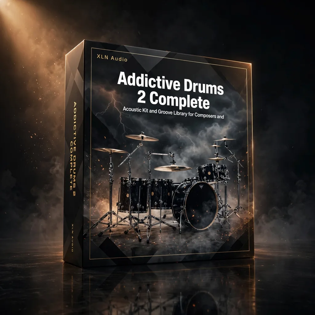 1096-63 Addictive Drums 2 Complete premium drum suite with acoustic kits for Mac and Windows