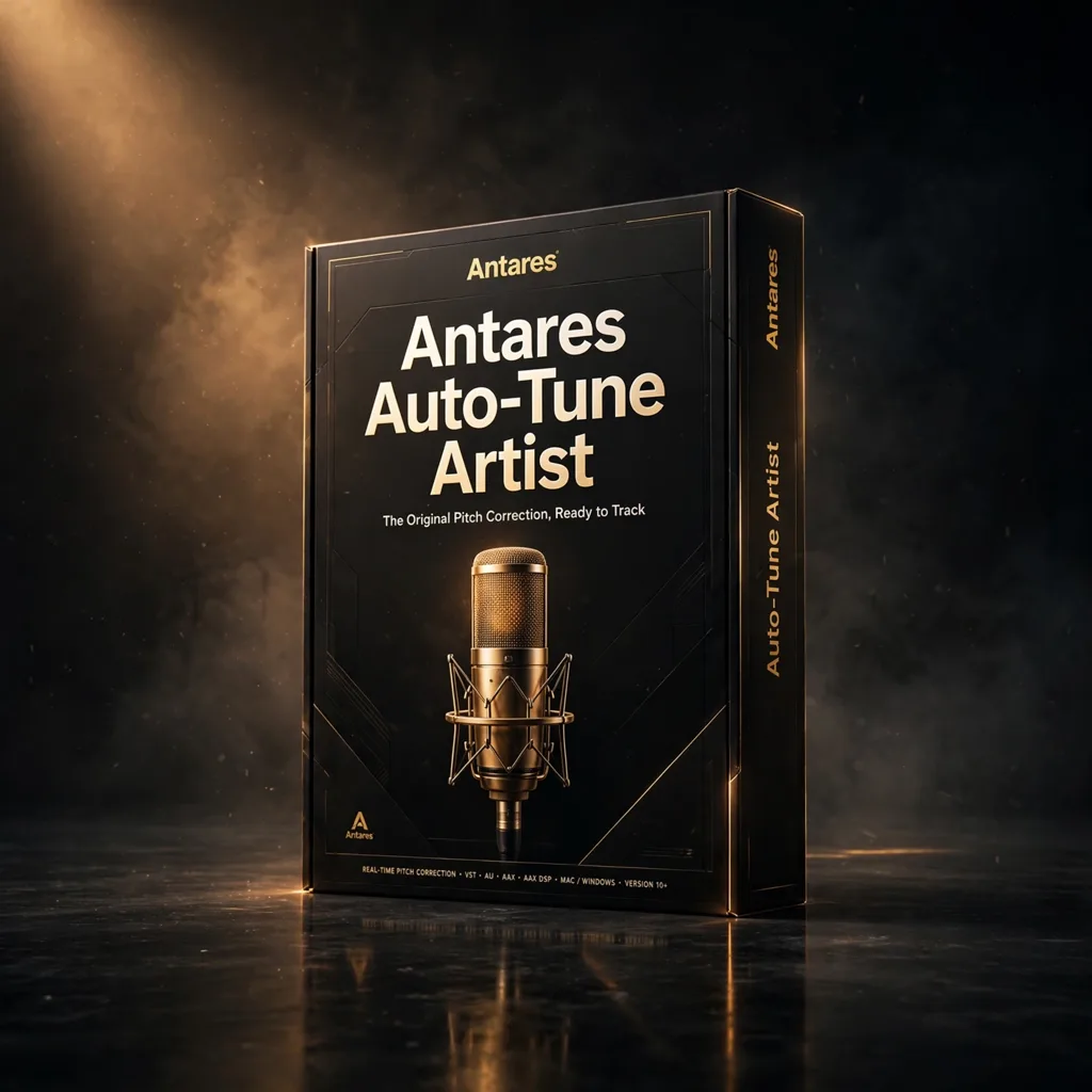 ANT-ATAFREE-001-MW Antares Auto-Tune Artist professional vocal pitch correction plugin with auto mode and graph mode