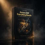 3D software box artwork for Aurora DSP Everything Bundle – Complete Guitar & Bass Plugin Collection, showing the amp modelling collection