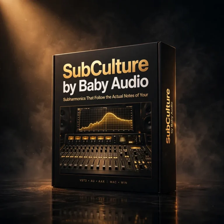 Baby Audio SubCulture – Pitch-Tracking Bass Enhancer Plugin for Mac and Windows generating tuned subharmonics from a bassline