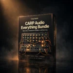3D software box artwork for CARP Audio Everything Bundle – Creative Plugin Collection for Mac & Windows, showing the complete creative plugin collection
