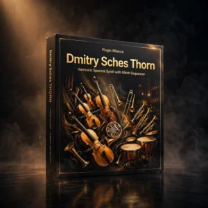 Dmitry Sches Thorn spectral synthesizer with three spectral oscillators, 16-frame spectrum tables, glitch sequencer and arpeggiator