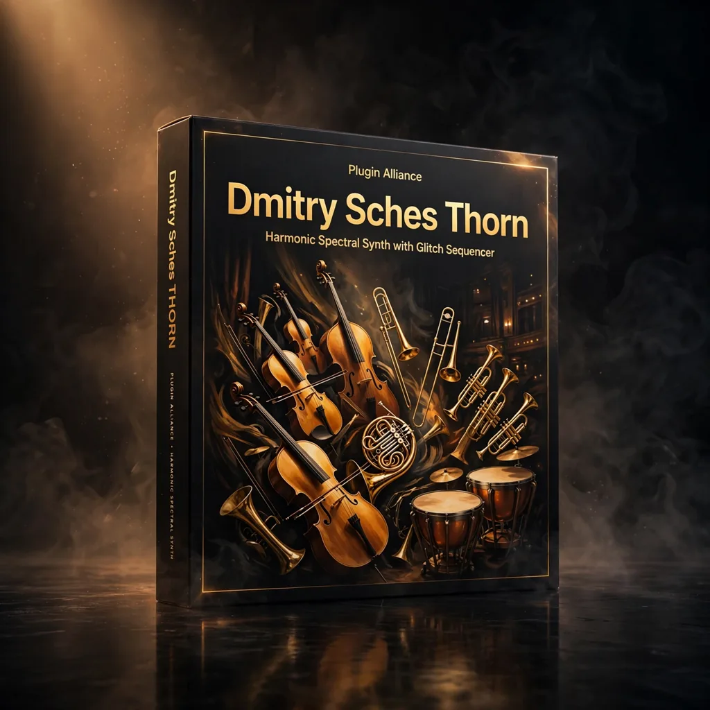 DS-THORN Dmitry Sches Thorn spectral synthesizer with three spectral oscillators, 16-frame spectrum tables, glitch sequencer and arpeggiator