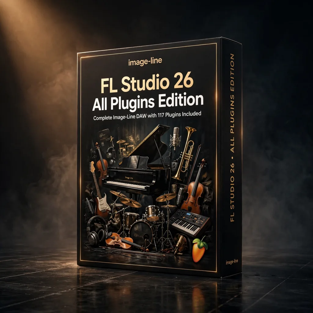 FLSTUDIO26ALLPLUGINS-2026 FL Studio 26 All Plugins Edition complete DAW by Image-Line for Mac and Windows with 117 plugins