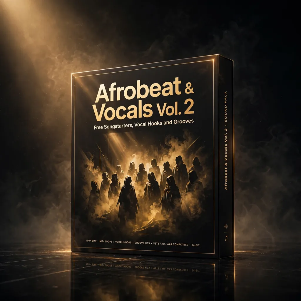 FREE-AFROBE Free Afrobeat & Vocals Vol. 2 – 500 Afrobeat Samples & Songstarter Kits — royalty-free vocal loops, drums and melodies