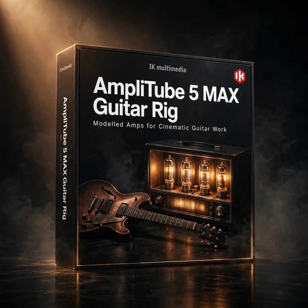 IK-MULTIM IK Multimedia AmpliTube 5 MAX (Mac & Windows) guitar amp modelling interface with cabinets and effects
