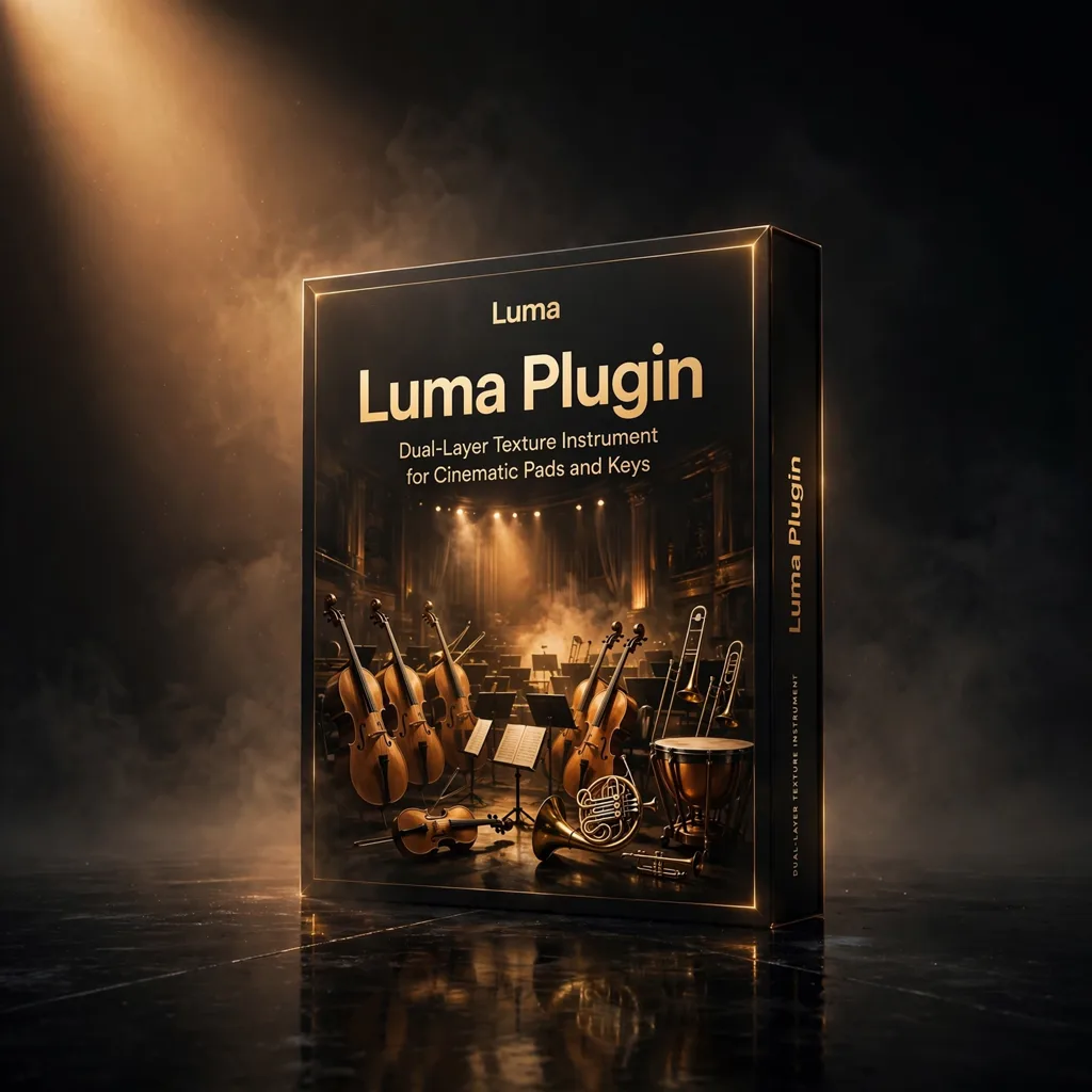 LUMA-PLUGIN Luma Plugin dual-layer textural instrument with XY morph pad, sound sources and living texture layers for pads and atmospheres