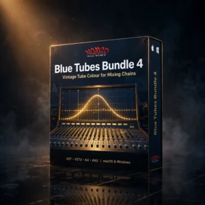 Nomad Factory Blue Tubes Bundle 4 for Windows & Mac — analogue-modelled EQs, compressors, limiters and tube saturation processors