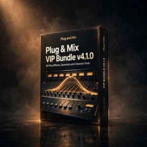 Plug & Mix VIP Bundle v4.1.0 pro audio plugins bundle for Mac and Windows software box