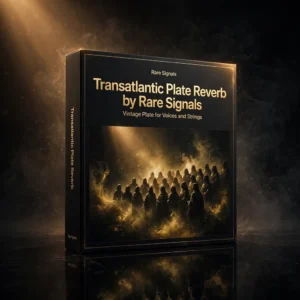 Transatlantic Plate Reverb by Rare Signals analog plate reverb plugin for Mac and Windows