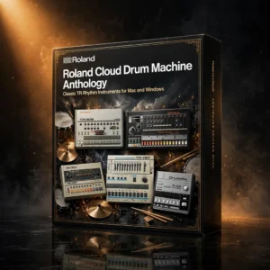 Roland Cloud Drum Machine Collection Download Free for Mac & Windows 3D software box artwork