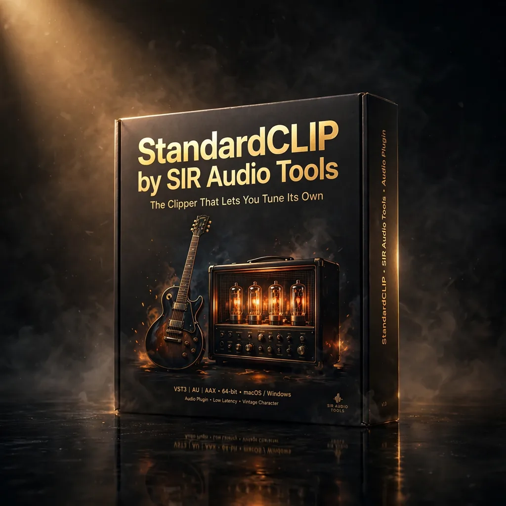 SIRATSTANDARDCLIP-2026 SIR Audio Tools StandardCLIP – Advanced Clipper Plugin for Mac and Windows with 256x oversampling and waveform metering