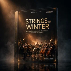 Sonuscore STRINGS OF WINTER cinematic Kontakt library with 41-piece string orchestra and Mongolian Morin Khuur Ensemble