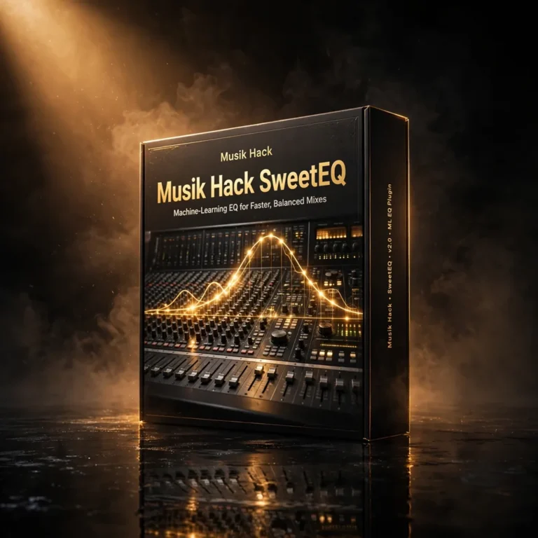 Musik Hack SweetEQ AI-powered intelligent EQ plugin for Mac and Windows with machine learning analysis