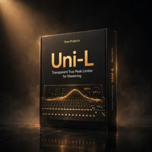 Tone Projects Uni-L v1.0.0 professional true peak limiter plugin for mastering on Mac and Windows