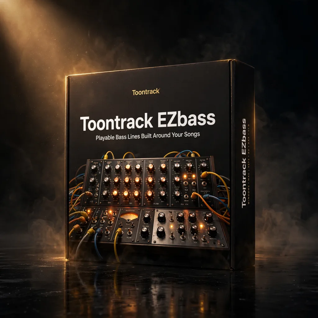 TT450 Toontrack EZbass virtual bass guitar instrument with Modern and Vintage libraries