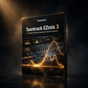 Toontrack EZmix 3 mixing and mastering toolkit plugin with preset effect chains