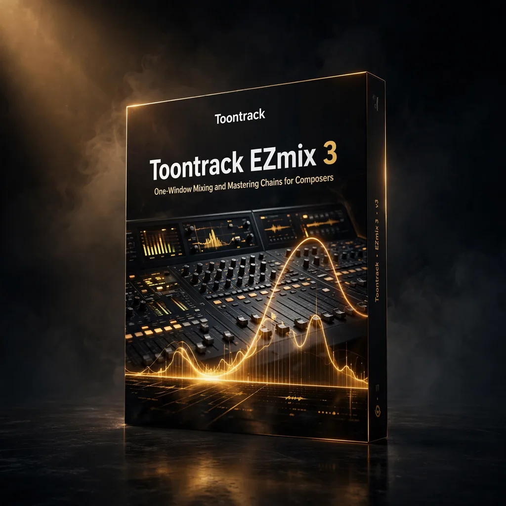 TT667 Toontrack EZmix 3 mixing and mastering toolkit plugin with preset effect chains