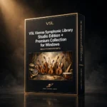 3D software box artwork for VSL Vienna Symphonic Library – Studio Edition + Premium Collection (Windows Only), showing the Silent Stage orchestral collection