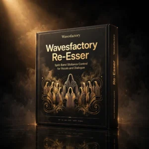 Wavesfactory Re-Esser transparent de-esser plugin for Mac and Windows vocal processing