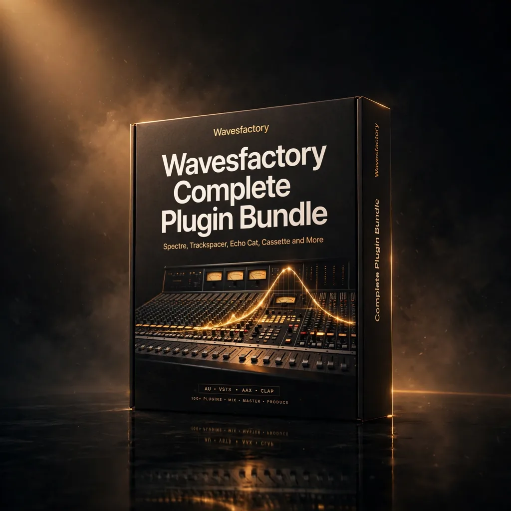WAVE-VST Wavesfactory Bundle – Complete VST Plugin Collection for Mac & Windows 3D software box artwork