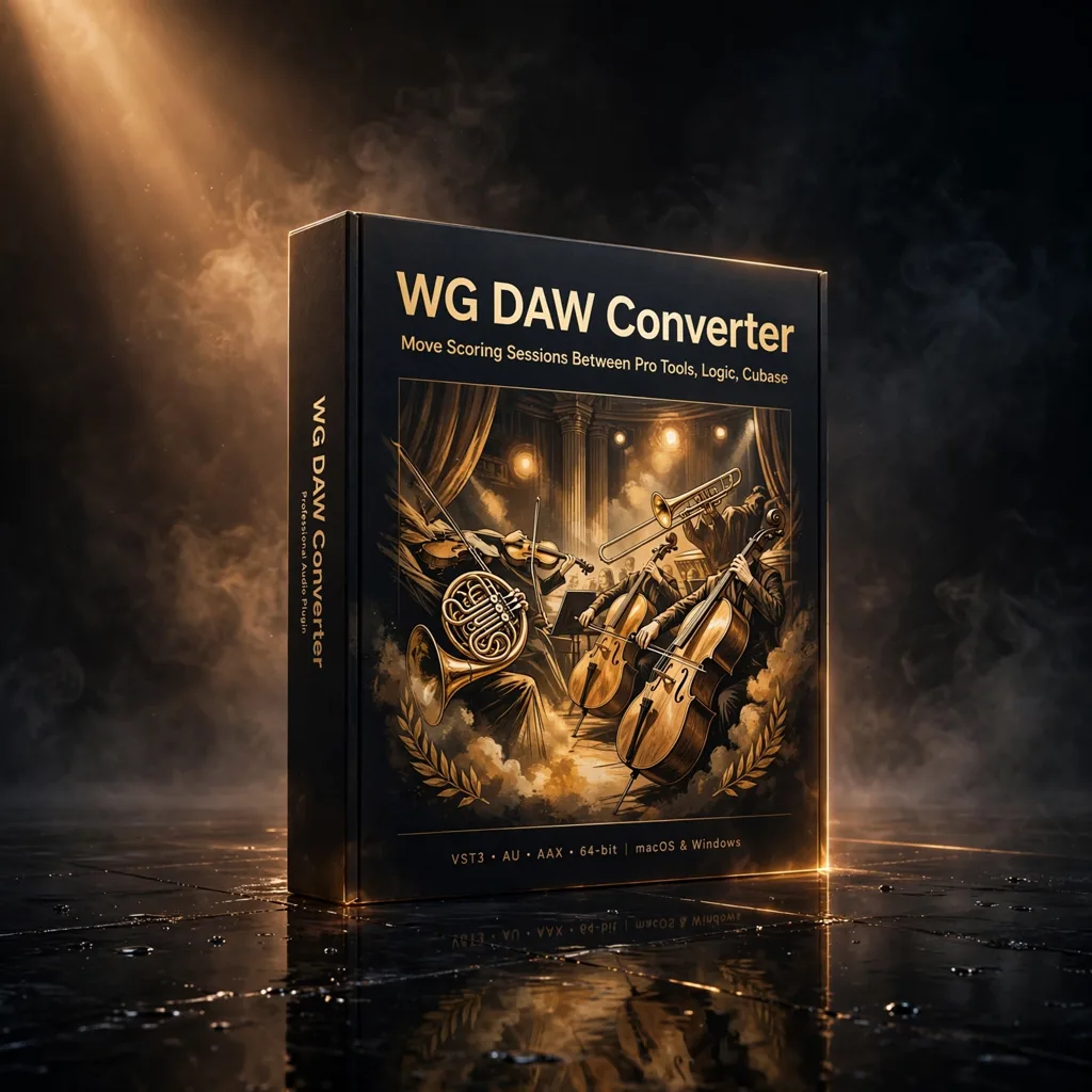 WG-DAW WG DAW Converter – Professional DAW Project File Converter software converting sessions between Pro Tools, Logic Pro, Cubase and other DAWs