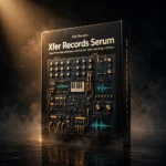 Xfer Records Serum wavetable synthesizer interface with editable wavetable editor, modulation matrix and effects rack