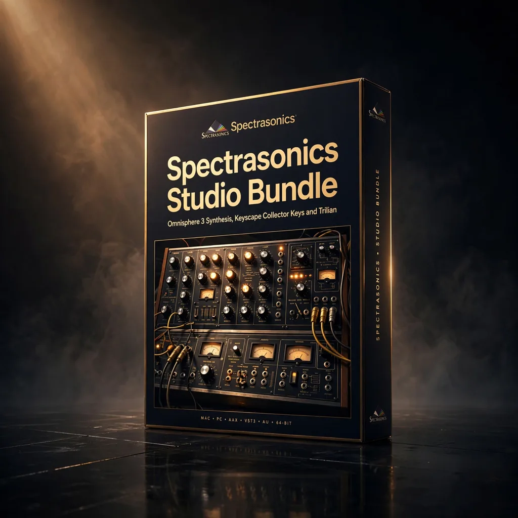XJ-4729B-QT Spectrasonics Studio Bundle | Omnisphere 3, Keyscape & Trilian software boxes and instrument interfaces